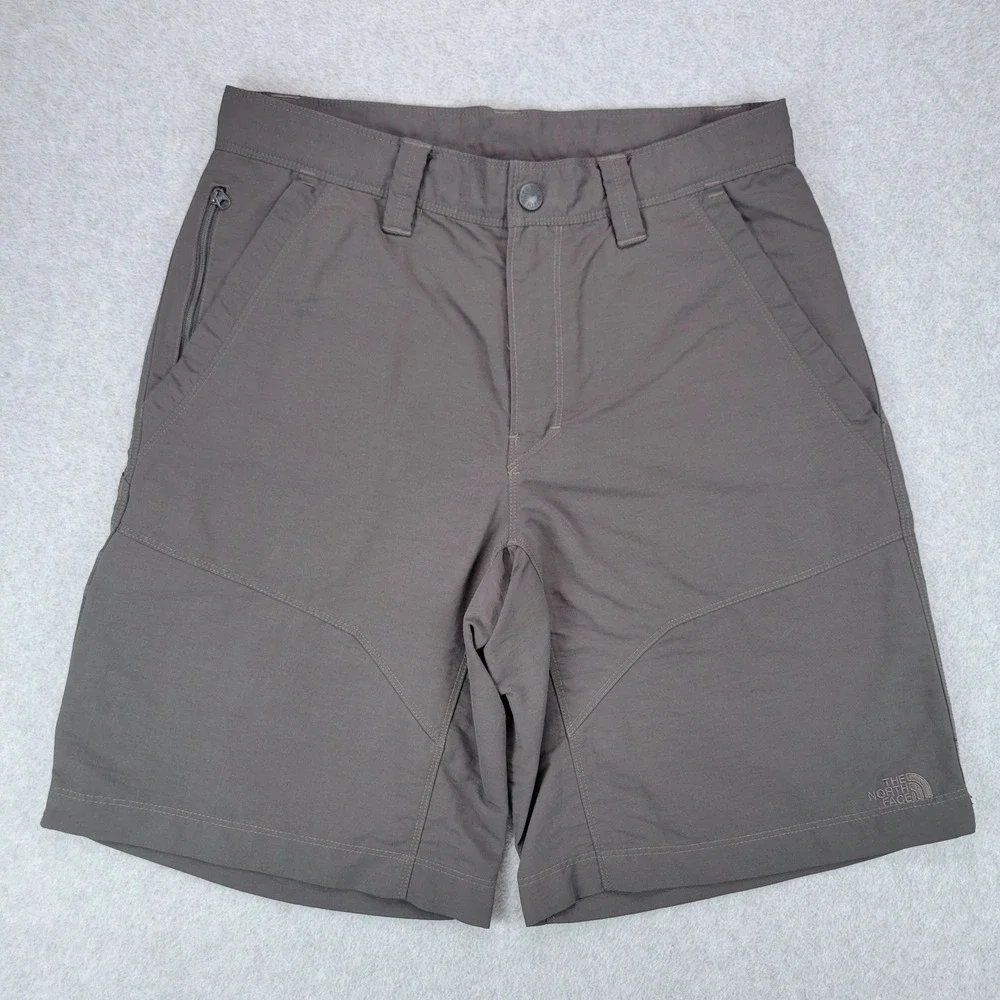 The North Face Hiking Shorts Mens 32 Gray Nylon Cargo Utility AXEZ T325/T725